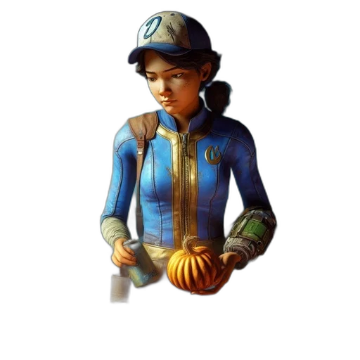 staff, jewelry, robot, hat transparent PNG cut-out
