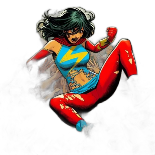 comic book art, concept art, cartoon, fantasy art transparent PNG cut-out
