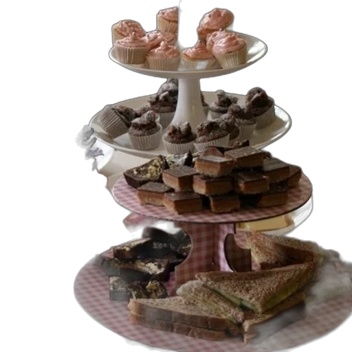 food, 3d render, photorealistic, tiered transparent PNG cut-out