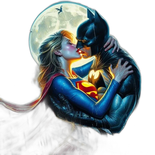 comic book art, concept art, fantasy art, neon lights transparent PNG cut-out