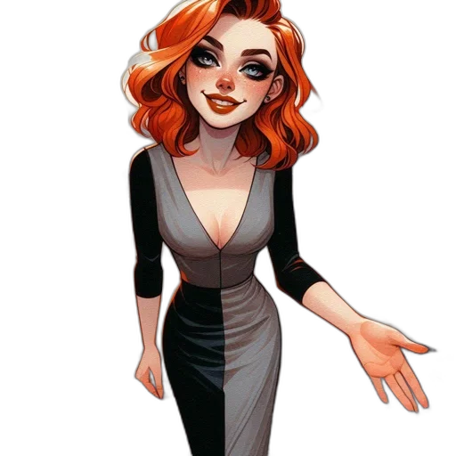 dress, staff, cartoon, concept art transparent PNG cut-out