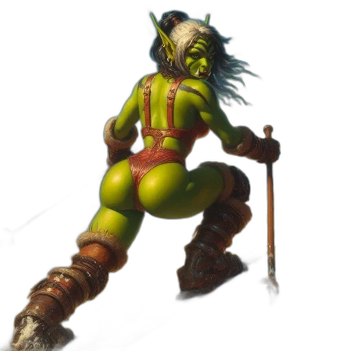staff, creature, weapon, concept art transparent PNG cut-out