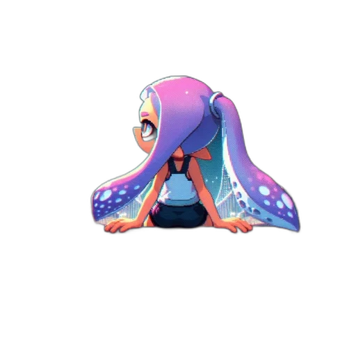 creature, animal, robot, pixel art transparent PNG cut-out