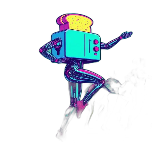 robot, staff, weapon, jacket transparent PNG cut-out