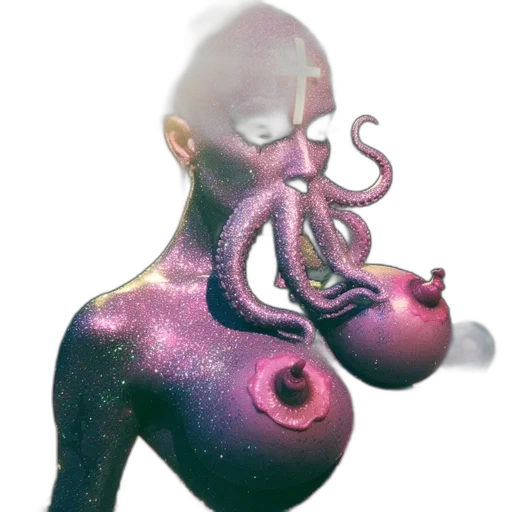 creature, animal, mask, staff transparent PNG cut-out