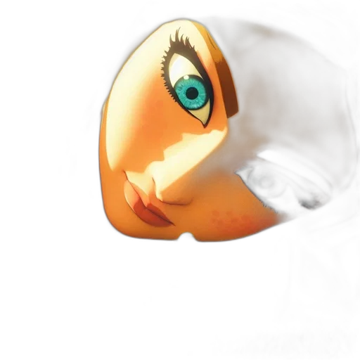 mask, jewelry, face, creature transparent PNG cut-out
