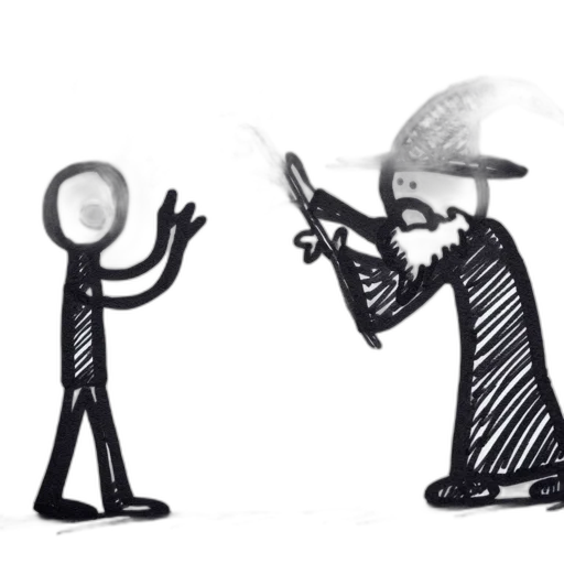 mask, staff, hat, creature transparent PNG cut-out