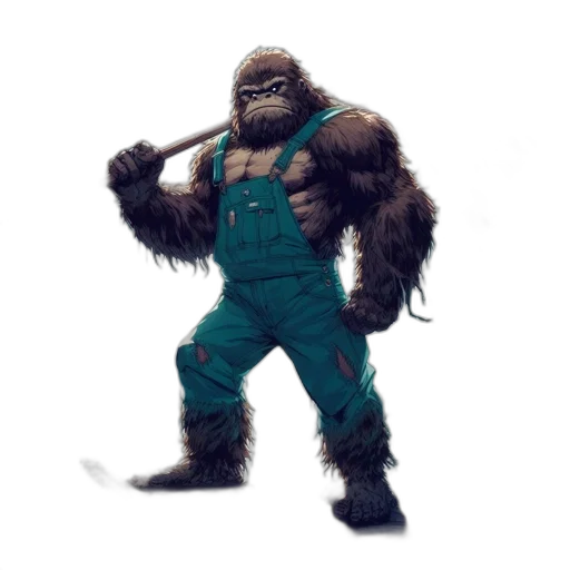 creature, animal, staff, concept art transparent PNG cut-out