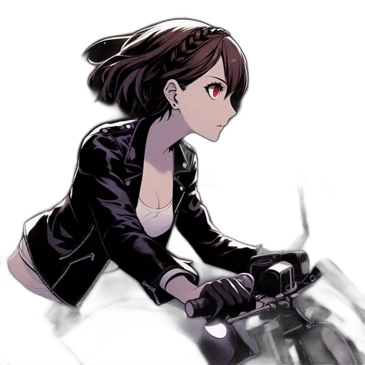 weapon, jacket, robot, staff transparent PNG cut-out