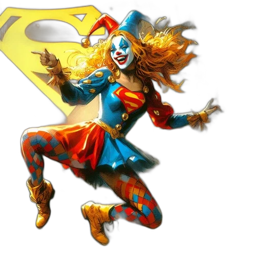 comic book art, concept art, blonde, female transparent PNG cut-out