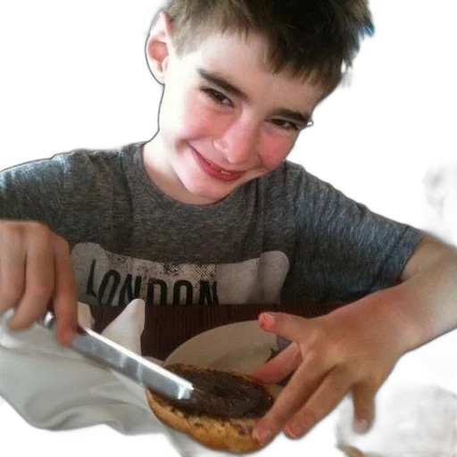 food, weapon, young, boy transparent PNG cut-out