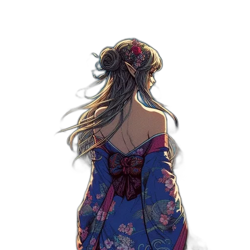 dress, flower, crown, jacket transparent PNG cut-out