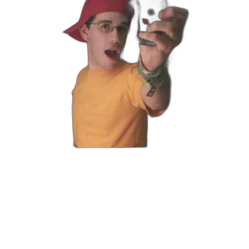 hat, staff, weapon, face transparent PNG cut-out