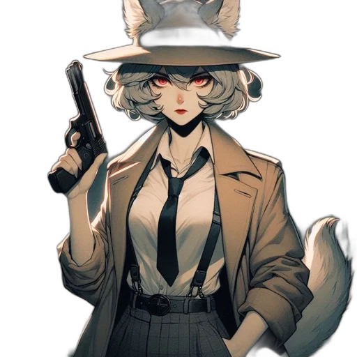 staff, hat, weapon, animal transparent PNG cut-out