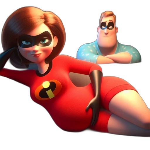 3d render, concept art, comic book art, cartoon transparent PNG cut-out