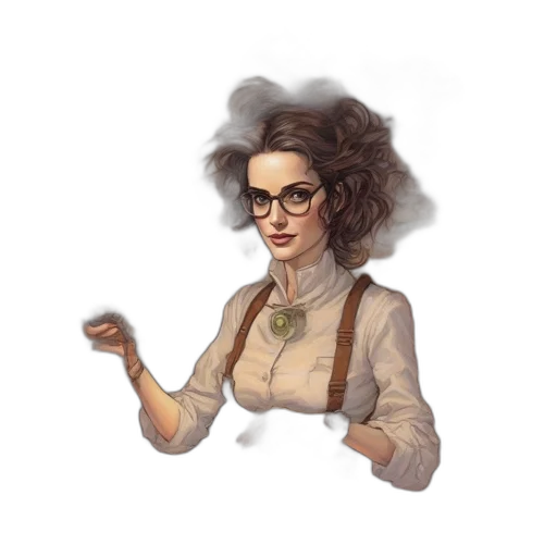 staff, jewelry, face, hair transparent PNG cut-out