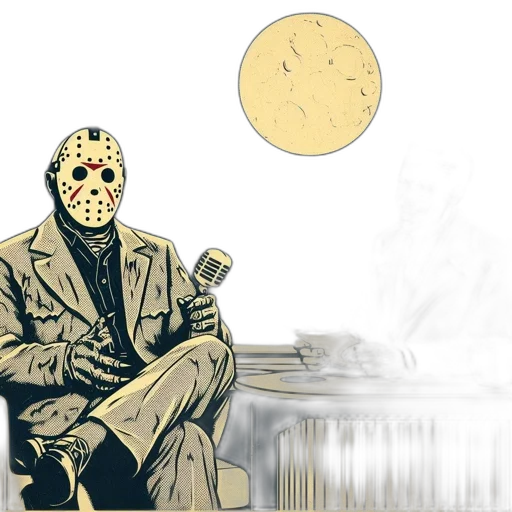 mask, face, jacket, comic book art transparent PNG cut-out