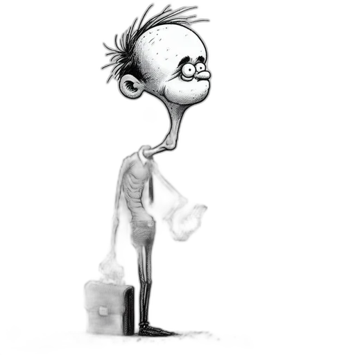 staff, creature, face, robot transparent PNG cut-out