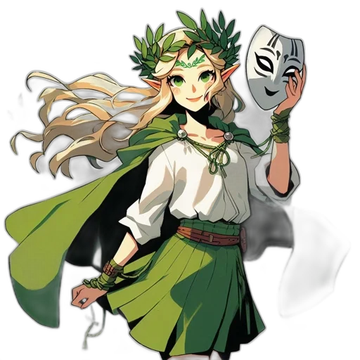 mask, weapon, staff, crown transparent PNG cut-out