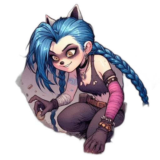 fantasy art, cyberpunk, concept art, comic book art transparent PNG cut-out