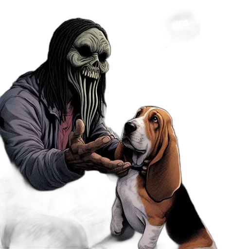 mask, creature, animal, concept art transparent PNG cut-out