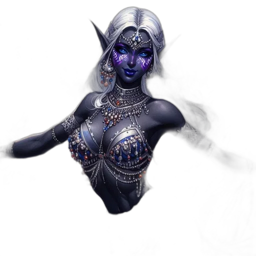 mask, jewelry, robot, staff transparent PNG cut-out