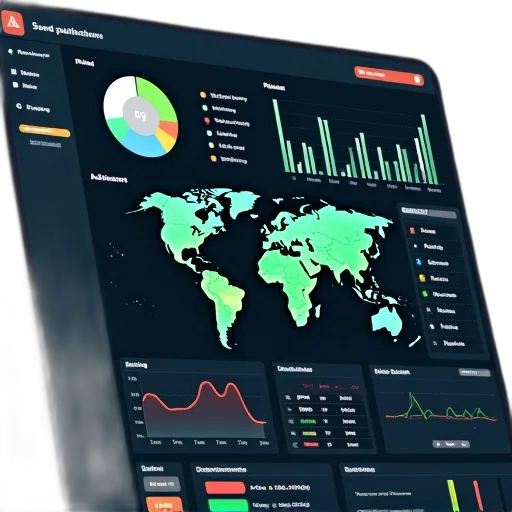digital, dashboard, displaying, various transparent PNG cut-out
