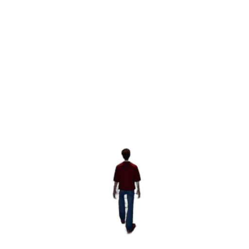 robot, jacket, staff, creature transparent PNG cut-out