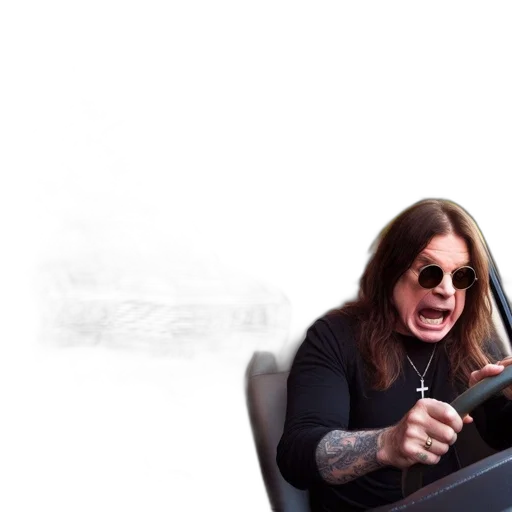 car, hair, weapon, creature transparent PNG cut-out
