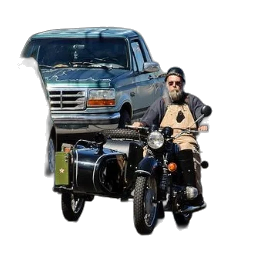 car, concept art, photorealistic, man transparent PNG cut-out