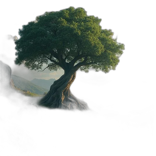 tree, crown, hair, dragon transparent PNG cut-out