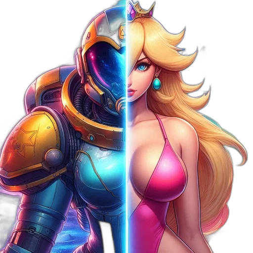 concept art, vaporwave, pixel art, fantasy art transparent PNG cut-out