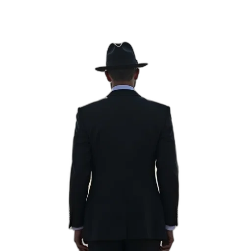 hat, staff, jacket, mask transparent PNG cut-out