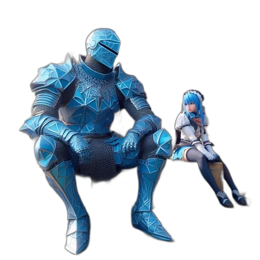 robot, sword, weapon, furniture transparent PNG cut-out
