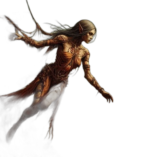 creature, hair, dragon, concept art transparent PNG cut-out