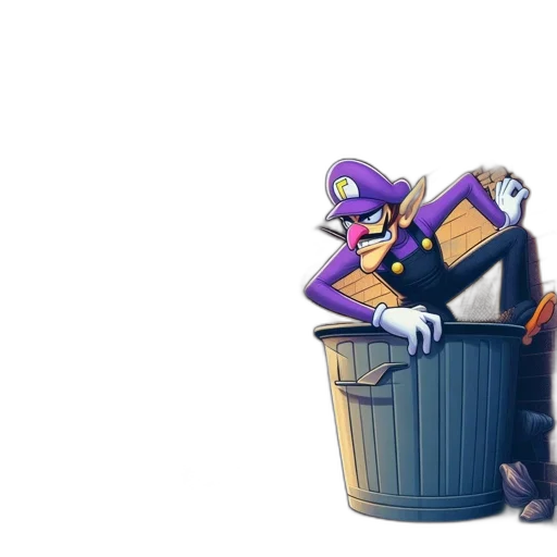 robot, hat, weapon, staff transparent PNG cut-out