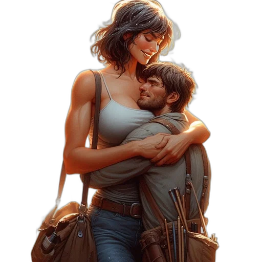 concept art, photorealistic, comic book art, fantasy art transparent PNG cut-out