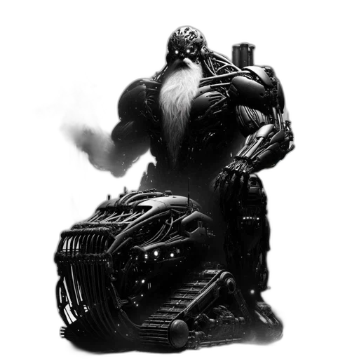 robot, weapon, creature, concept art transparent PNG cut-out