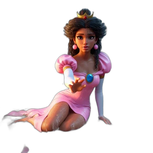 dress, staff, creature, concept art transparent PNG cut-out