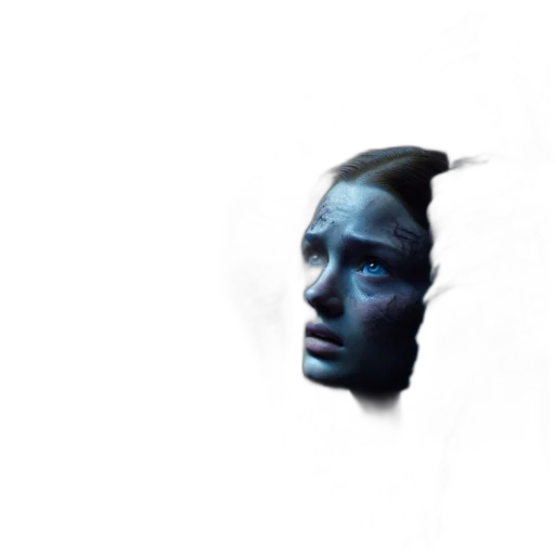 mask, face, robot, hair transparent PNG cut-out