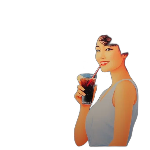 3d render, pixel art, vaporwave, concept art transparent PNG cut-out