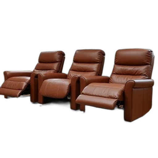 furniture, 3d render, photorealistic, three transparent PNG cut-out