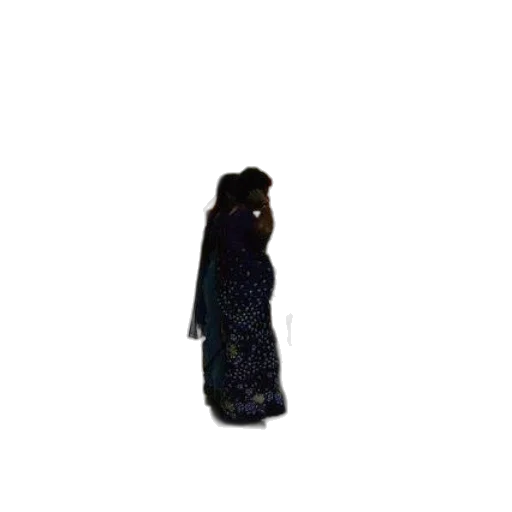 dress, staff, jacket, hair transparent PNG cut-out