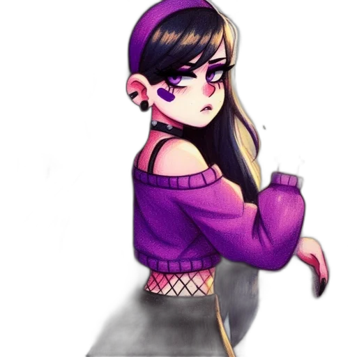 dress, jacket, staff, pixel art transparent PNG cut-out