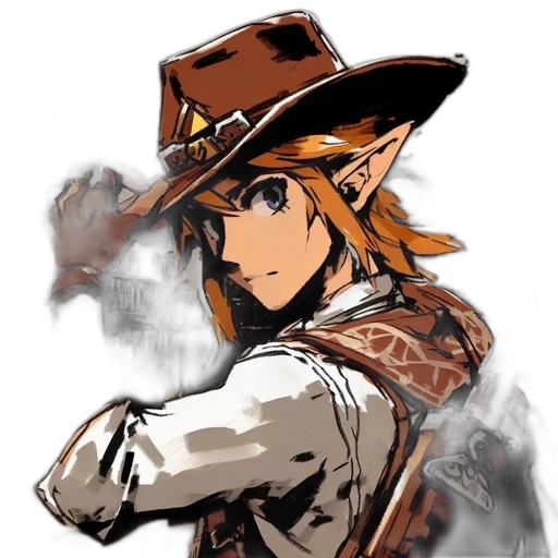 hat, staff, weapon, face transparent PNG cut-out