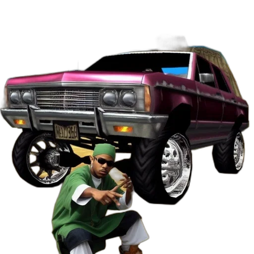 car, weapon, concept art, 3d render transparent PNG cut-out