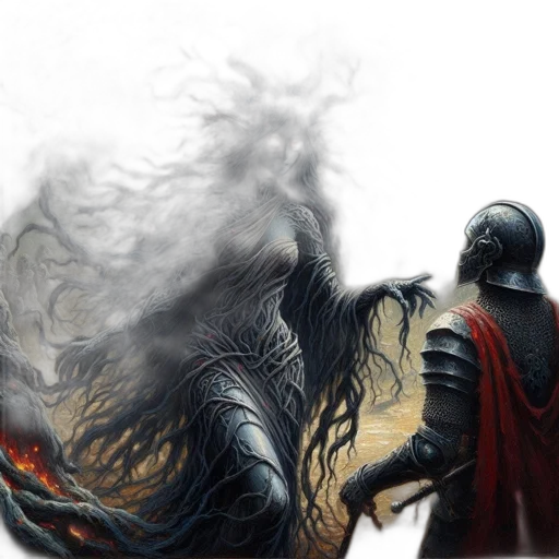 dragon, sword, mask, fantasy art transparent PNG cut-out