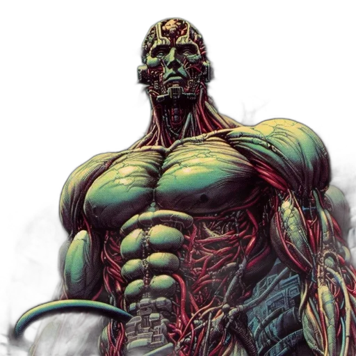robot, creature, comic book art, concept art transparent PNG cut-out