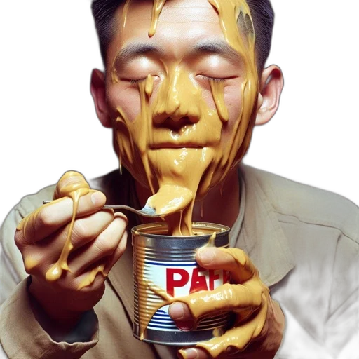 food, face, mask, photorealistic transparent PNG cut-out