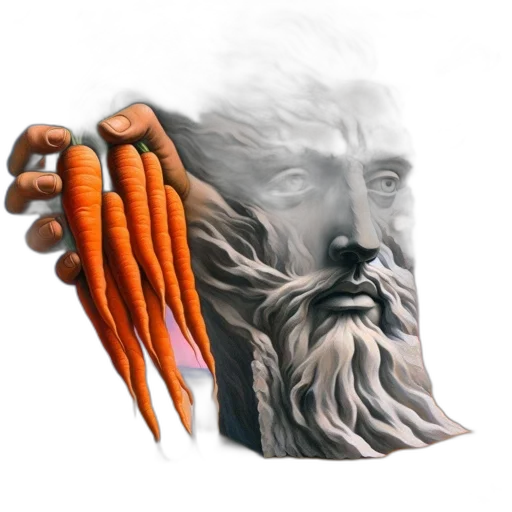 hair, mask, face, creature transparent PNG cut-out